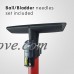 Selle Royal Scirocco Bike Floor Pump with Over-Sized Gauge  Presta/Schrader Ready  160psi  Ball/Blader Needles Included - B077JRD9JG